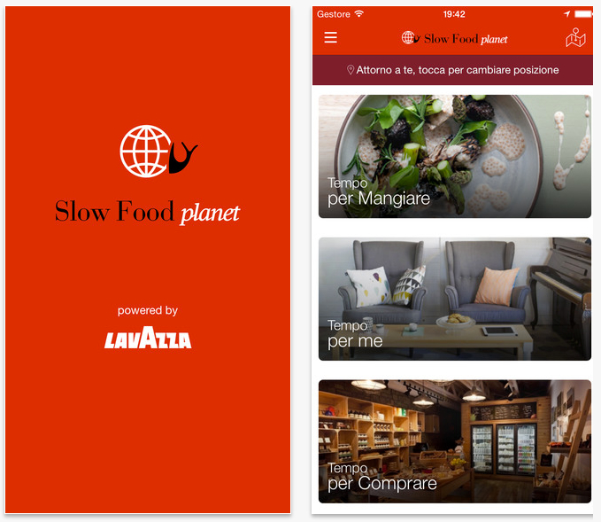 Caratteristiche App Slow Food