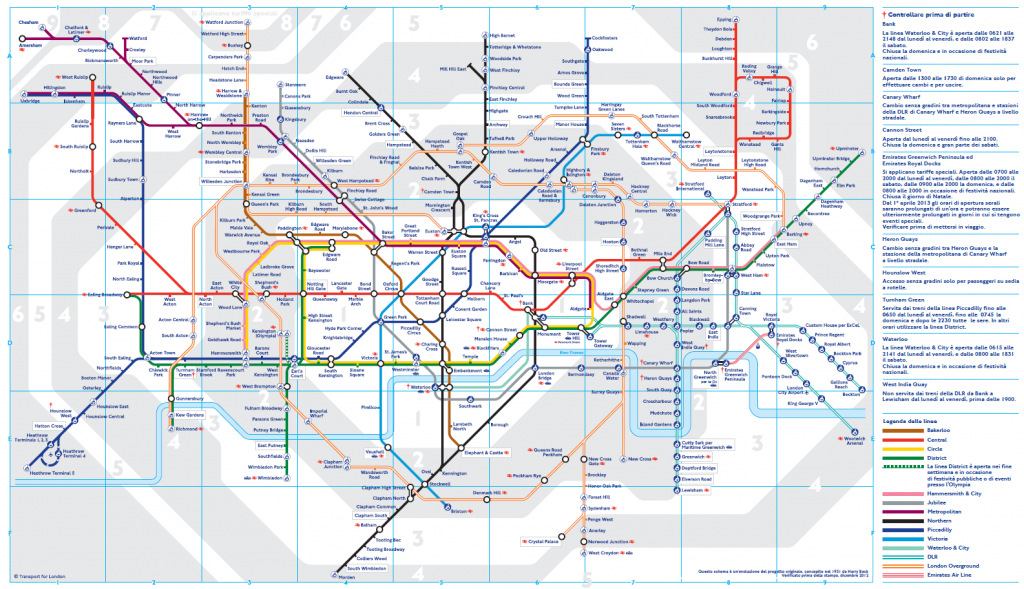 Come funziona la metropolitana a Londra