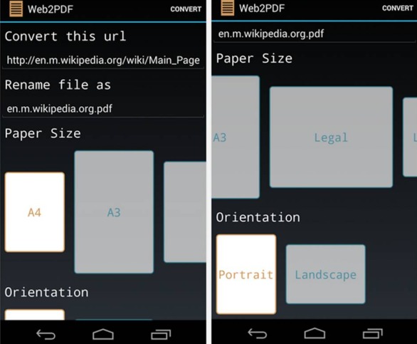 Come salvare una pagina Web con Android