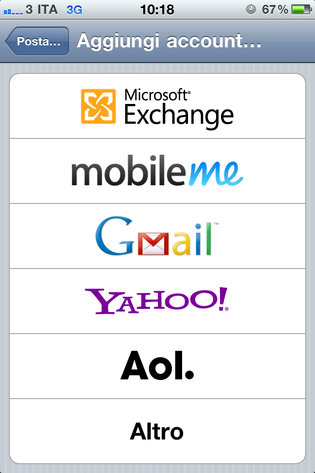 Come sincronizzare contatti iPhone con Gmail