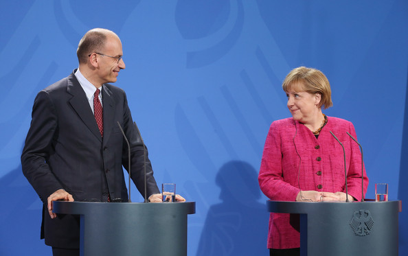 Letta si congratula con Angela Merkel per risultati elezioni in Germania