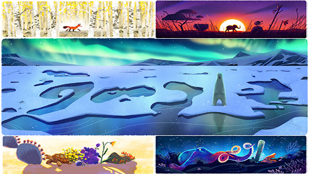 Giornata della Terra, i doodle di Google Giornata della Terra, i doodle di Google