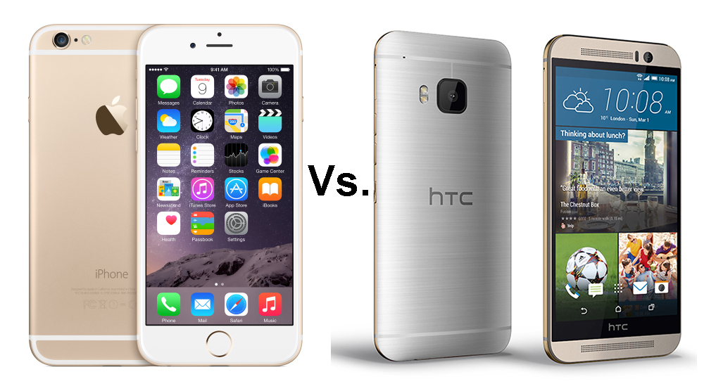 Confronto HTC One M9 vs iPhone 6