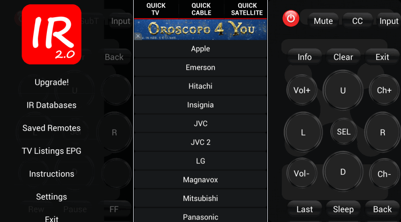 Come usare smartphone come telecomando