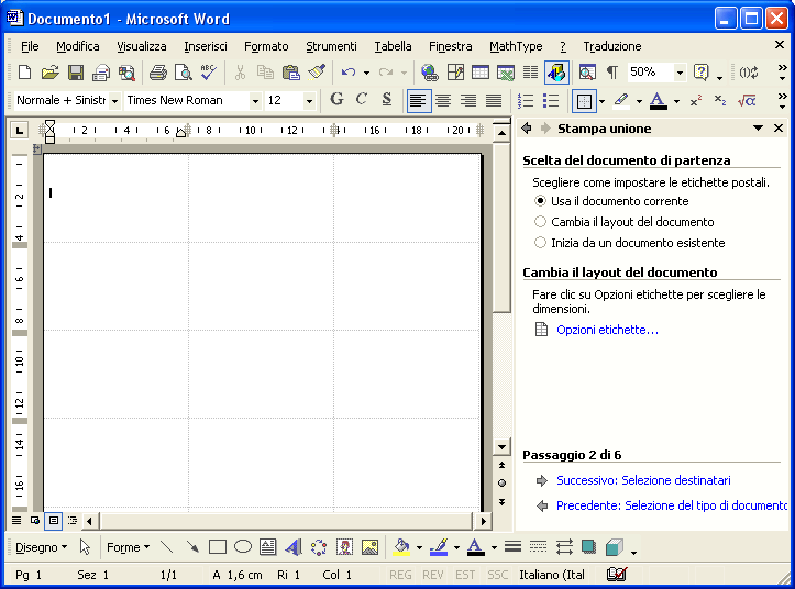 Come creare etichette con Word