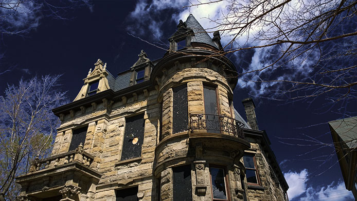 La storia del castello di Franklin, tra morti sospette e fantasmi