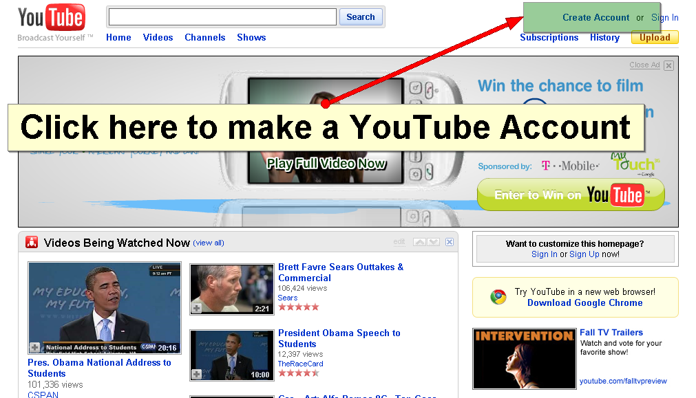 Come riaprire un account YouTube