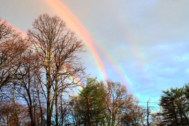 Raro arcobaleno 'quadruplo'