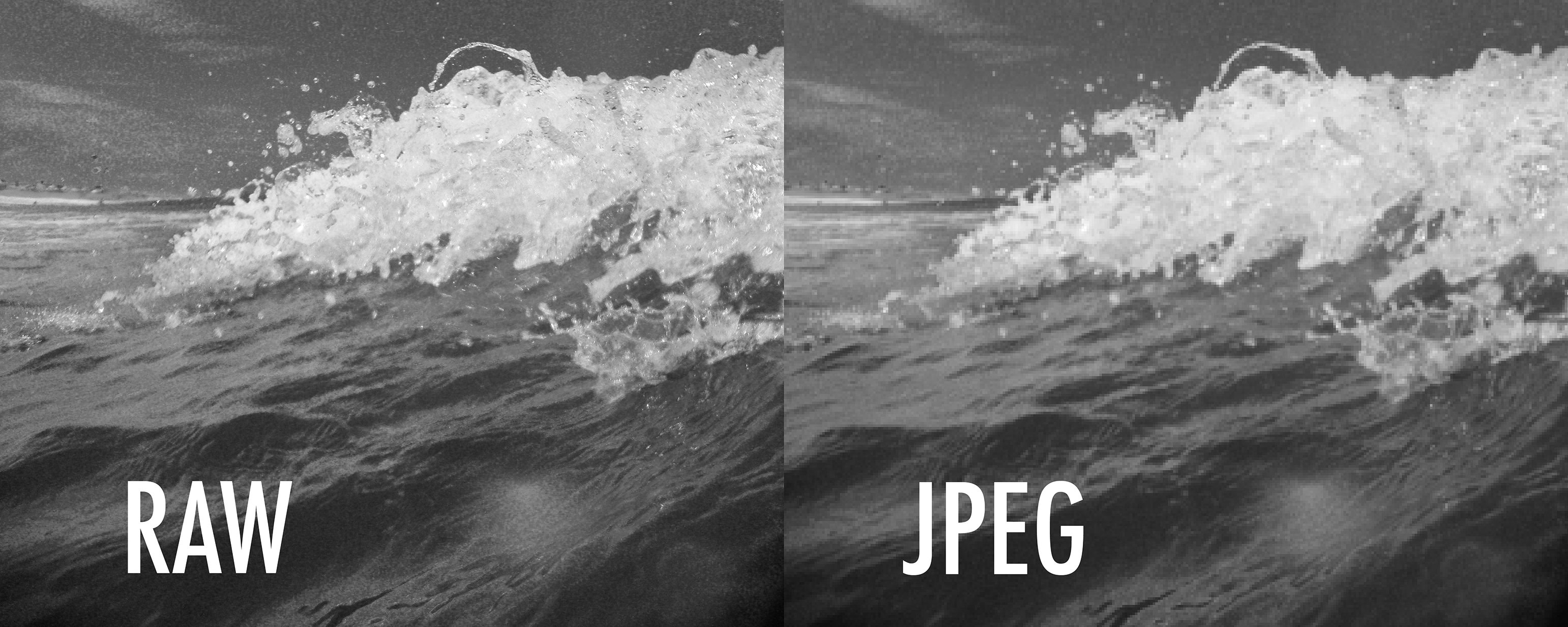 Differenza formato foto RAW e JPEG