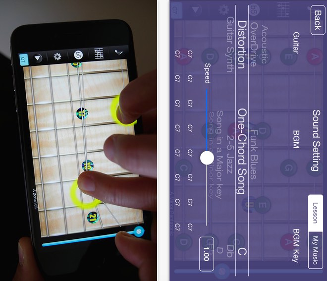 Caratteristiche App Final Guitar