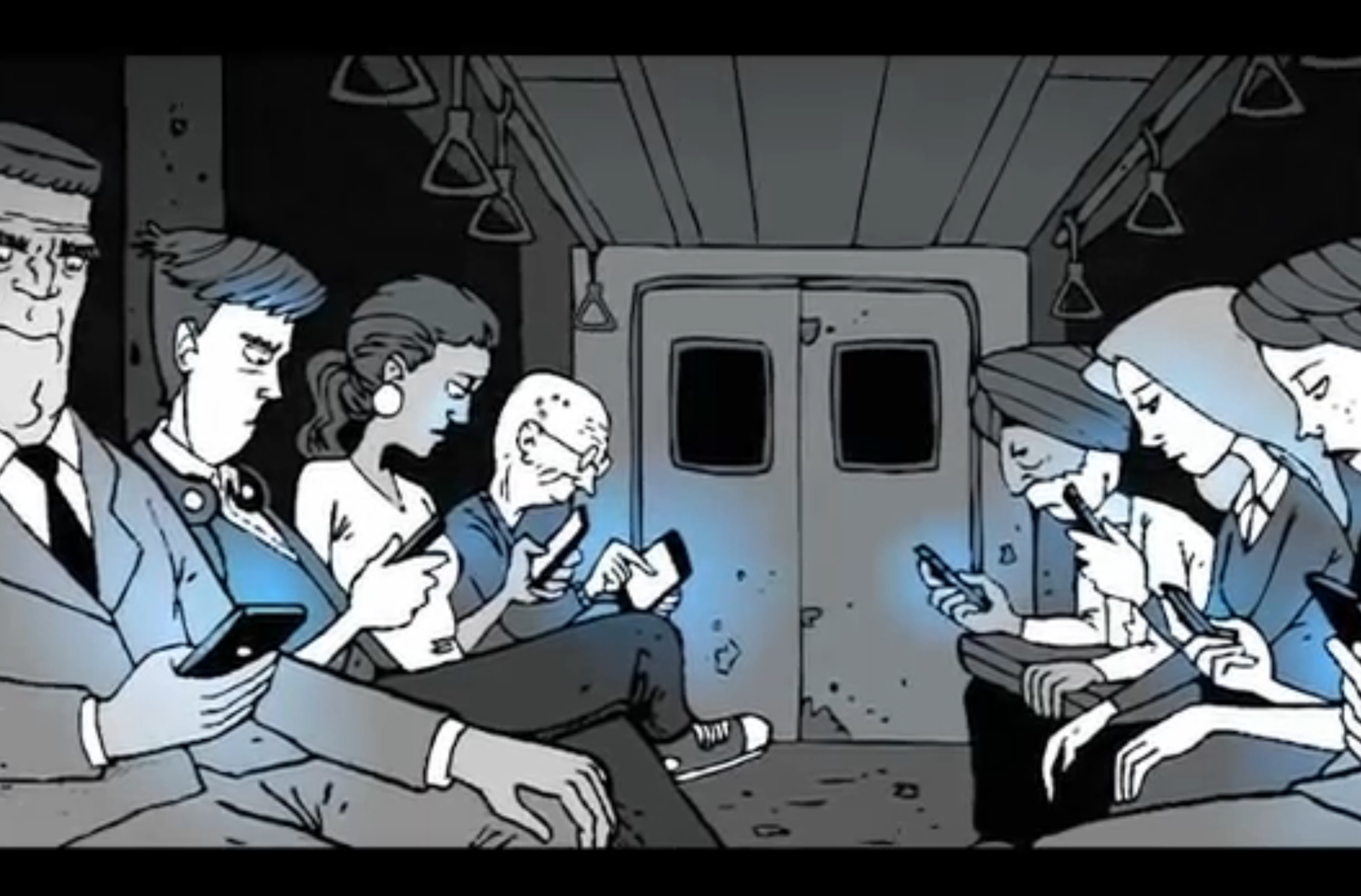 Social Network addicted, gli effetti dell'overdose da smartphone in un cartone animato