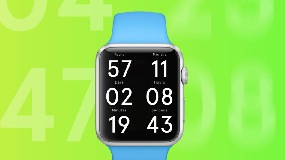 Caratteristiche App Life Clock Apple Watch