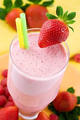Ricette: Frullato alla banana e fragole