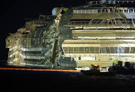 Costa Concordia conclusa rotazione