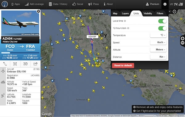 Come seguire un volo in tempo reale