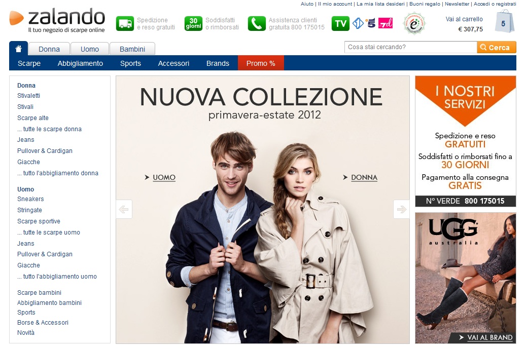 Su Zalando si può comprare senza carta di credito?