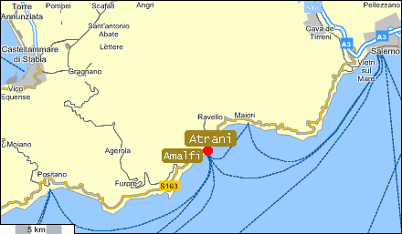 Come raggiungere Amalfi