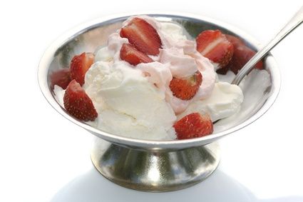 Gelato fatto in casa usando solo il latte