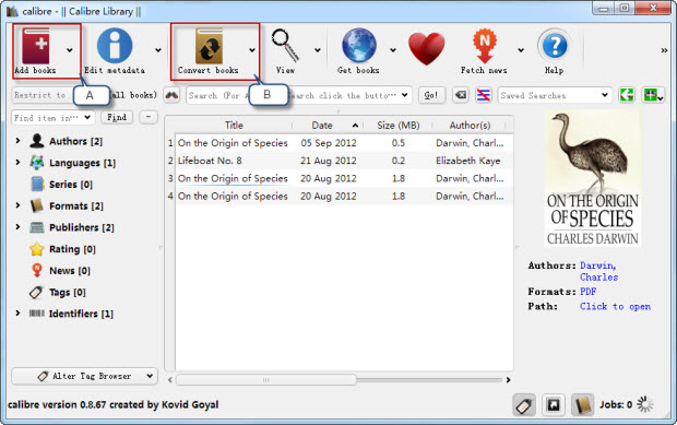 Come convertire ebook AZW in ePub