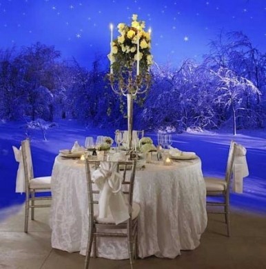 Idee per decorare un matrimonio invernale