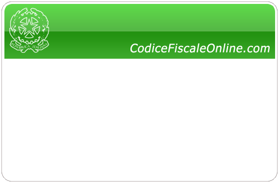 Come calcolare codice fiscale on line