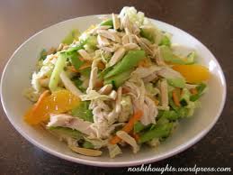 Ricette. insalata di pollo cinese