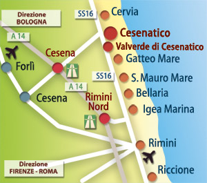 Come arrivare a Cesenatico