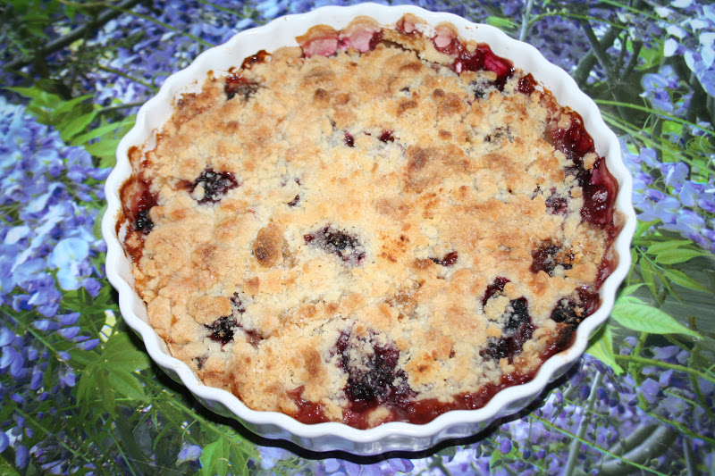 Ricette: crumble di mora e mela