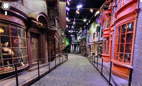 Diagon Alley di Harry Potter su Google Maps