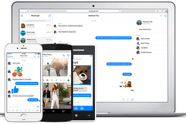 Caratteristiche versione web di Facebook Messenger