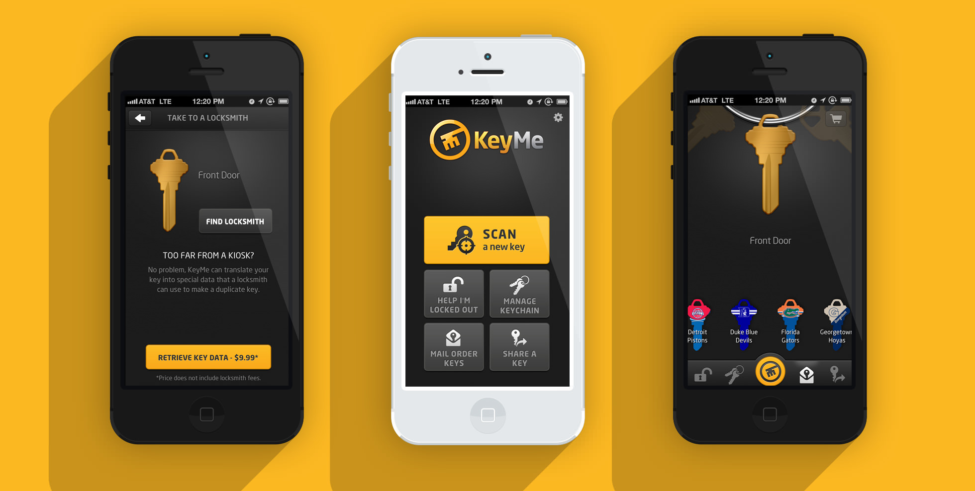 Caratteristiche App KeyMe