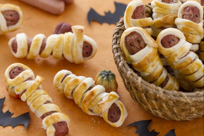 Ricetta mummie di wurstel per Halloween