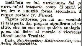 Che cos'è una metafora?