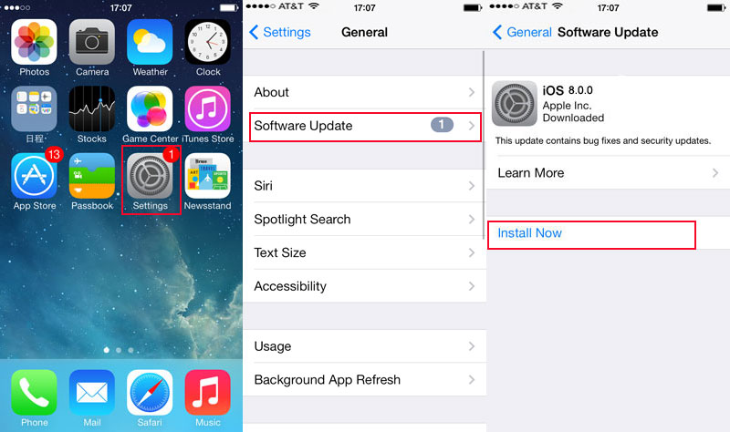 Come aggiornare iPad a iOS 8