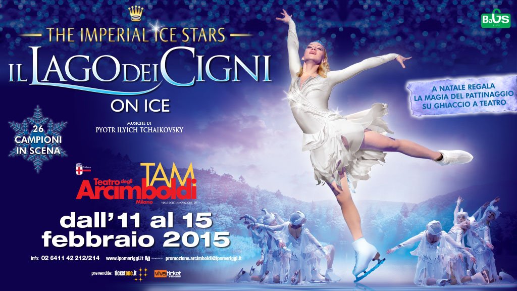 Prezzi biglietti Il Lago dei Cigni on Ice Febbraio 2015