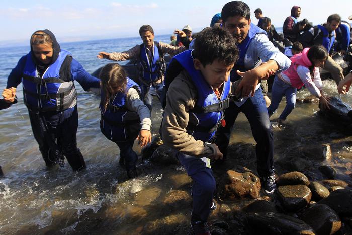 Migrants in Greece