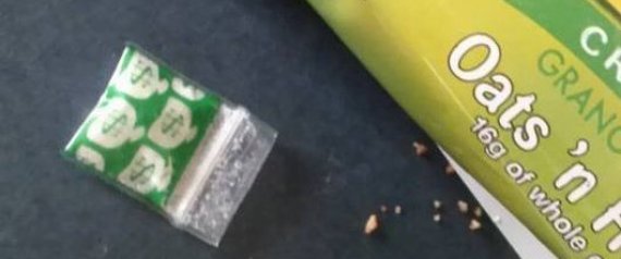 Trova della cocaina nella sua barretta ai cereali