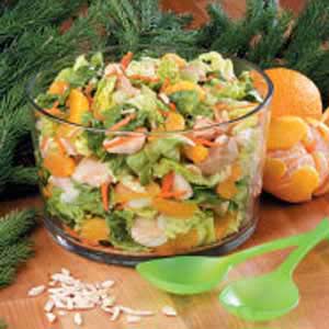 Ricette: insalata di pollo e arancia