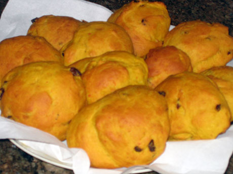 Ricette. pane alla zucca