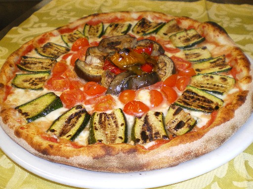 Ricette: pizza vegetariana