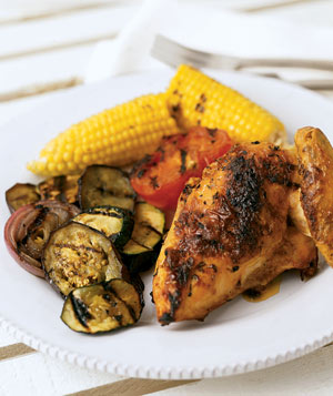 Ricette: pollo all'aglio alla griglia