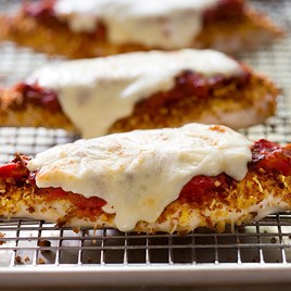 Ricette: pollo con parmigiano a basso contenuto di grassi