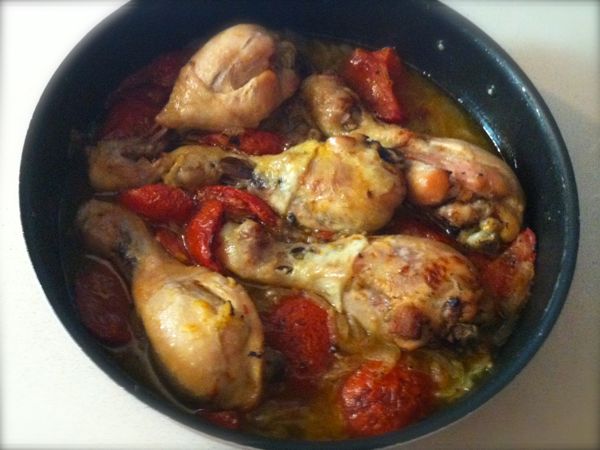 Ricette: pollo con aglio