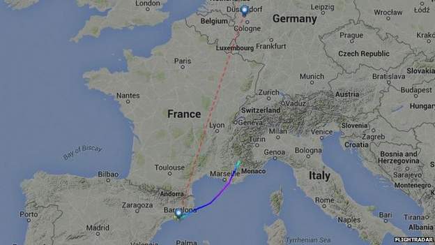Quale altezza minima volo Germanwings Alpi francesi