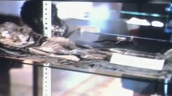 Rivelate le diapositive dell'alieno di Roswell