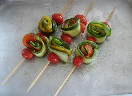 Come fare gli spiedini di verdure