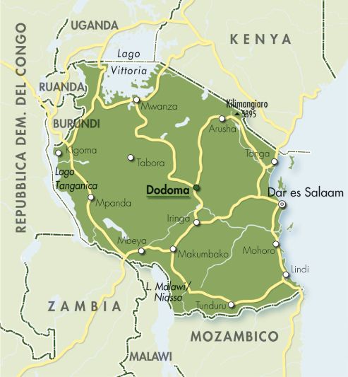Come arrivare in Tanzania