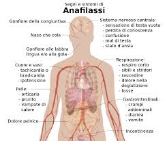 Quali sono sintomi choc anafilattico