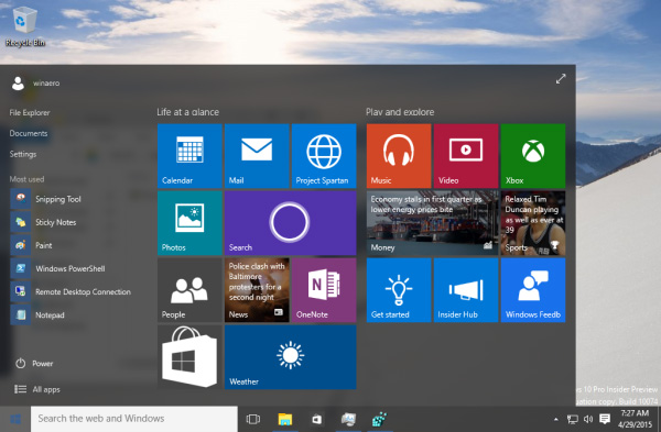 Requisiti di sistema Windows 10