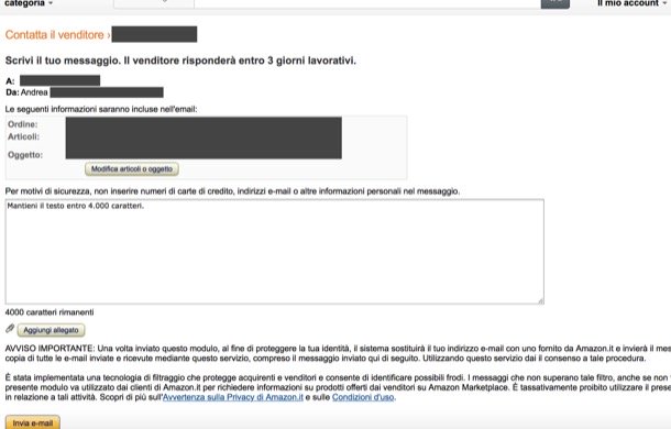 Come annullare un ordine su Amazon